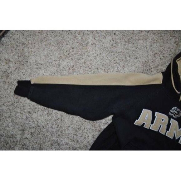 Mens Army Hoodie Team Edition Apparel Small Black & Gold Football Sweatshirt - Picture 4 of 6